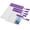 Purple, variant on 5-Pack Clear Dry Bag Pouch, Water Tight Cases Dry Bags Document Holder for Camera Mobile Phone Maps, Kayaking Boating