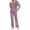 Purple, variant on Xunlbb Womens Pajamas Sets Ladies' Gradient Printed Casual Top Pants Pajama Set S-3XL