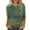 #01-Army Green, variant on Xyxonk Summer Tops for Women 3/4 Sleeve Casual Vintage Sunflower Printed Shirt Oversized Round Neck Tunic Top Summer Three Quarter Length T-Shirt Clothing Ladies Tops and Blouses Black 3XL