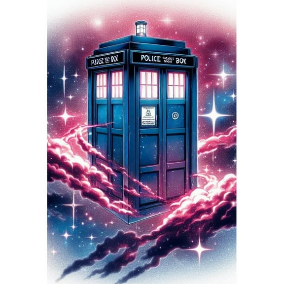 Doctor Who Diamond Painting Art Set - Round diamond art, vivid home and office wall decoration, the perfect gift for fans