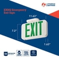 thumbnail image 6 of Lithonia Lighting EXRG M6 Contractor Select Integrated LED White Exit Sign Color/Finish Family, 6 of 11
