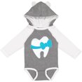 thumbnail image 3 of Inktastic Tooth with a Bow Boys or Girls Long Sleeve Baby Bodysuit, 3 of 5