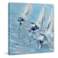 thumbnail image 6 of Rushing Boats Painting Print on Wrapped Canvas, 6 of 7