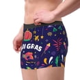 thumbnail image 4 of Bingfone Happy Mardi Gras Men'S Underwear - Casual Stretch Boxer Briefs-Medium, 4 of 9
