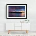thumbnail image 2 of Thunderstorm at Sunset on Lake Marburg - Hanover Pennsylvania Photography Sunset Lake Nature Scenic Landscape Water Moody Black Framed Wall Art Print 16 x 24 inches, 2 of 4