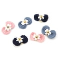 thumbnail image 3 of NFTIGB 12Pcs Pet Hair Accessories Dog Elastic Hair Rope Band Cat Bowknot Shape Headwear Polyester Hair Bows for Small Medium Pets Cats Dogs, Length 1.18 inches / 3 cm, Korea Pink Blue Navy Blue, 3 of 9