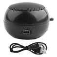 thumbnail image 2 of 2X Mini Loud Speaker with 3.5mm Audio Cable Low Voltage Built-in Battery Retractable Speaker for, 2 of 7