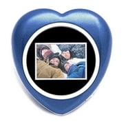Heart Keychain Digital Picture Viewer, Blue