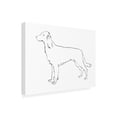 thumbnail image 2 of Avery Tillmon 'Ink Dog II' Canvas Art, 2 of 3