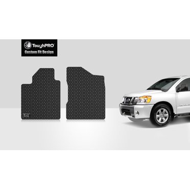 ToughPRO Cargo Mat – Black Rubber – Fits Nissan Rogue 5-Seater 2014-2020 – All Weather