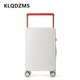thumbnail image 2 of KLQDZMS equipaje nueva caja de embarque con apertura frontal 20 "24 pulgadas cubierta de carrito multifuncional ABS + PC tipo carrito bolsa de viaje maleta, 2 of 4