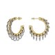 thumbnail image 1 of Fashionable Hoop Earrings Adjustable Hook Ear Pendants for Stylish Evening Wear Exaggerated Tassels Ear Pendants, 1 of 5