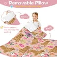 thumbnail image 3 of Golden Retriever with Flowers Toddler Nap Mats for Kids Preschool,Sleeping Mat Bag or Kids,Toddler Sleeping Bag,Toddler Nap Mat or Daycare, 3 of 6