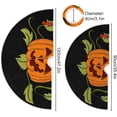 thumbnail image 3 of FMSHPON Halloween Kawaii Pumpkin Xmas Christmas Tree Skirt Stand Mat for Holiday Party Decoration Indoor Outdoor 48 inches, 3 of 6