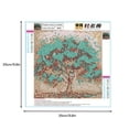 thumbnail image 2 of Kits de pintura de diamante de árbol colorido, bordado de plantas, artesanía de punto de cruz, decoración de pared de diamante completo seitruly HA5456-00B, 2 of 6
