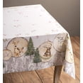 thumbnail image 2 of Maison d' Hermine Tablecloth 100% Cotton Table Cover Decorative Washable Square Tablecloths, Kitchen, Dining, Buffet & Camping, Mountain Life - Thanks, 2 of 9