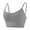 Gray, variant on Women’s Wireless Seamless Bra Adjustable Strap Soft Stretchy Fabric Removable Pads Comfortable Everyday Wear Top Gray 32