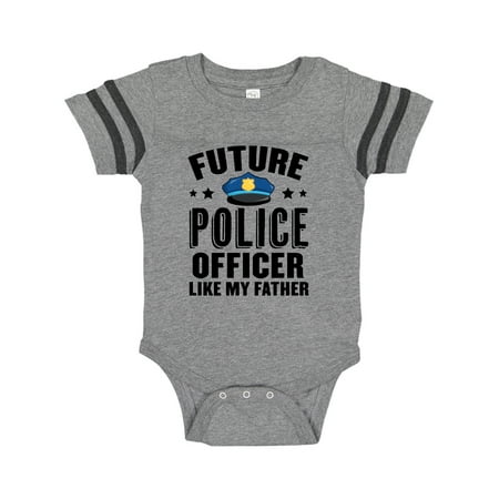 

Inktastic Future Police Officer Like My Father Gift Baby Boy or Baby Girl Bodysuit