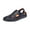 Black, variant on Mens 2026 Summer Casual Closed Toe Leather Handmade Sandals Outdoor Fisherman Beach Shoes For Outdoor Walking Driving