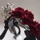 thumbnail image 3 of Halloween Crown Hair Hoop Ribbon Bow heep Horn Headband Gothic Roe Flower Lace Headband Coplay Hair Acceorie, 3 of 4