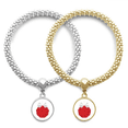 thumbnail image 1 of mas Origa Decoration Pattern Lover Bracelet Bangle Pendant Jewelry Couple Chain, 1 of 3