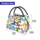 thumbnail image 2 of Easygdp Colorful Butterflies Bolsa de Almuerzo Insulada Reutilizable, Bolsa de Mano y Bandolera para Oficina, Trabajo, Viajes, 2 of 6