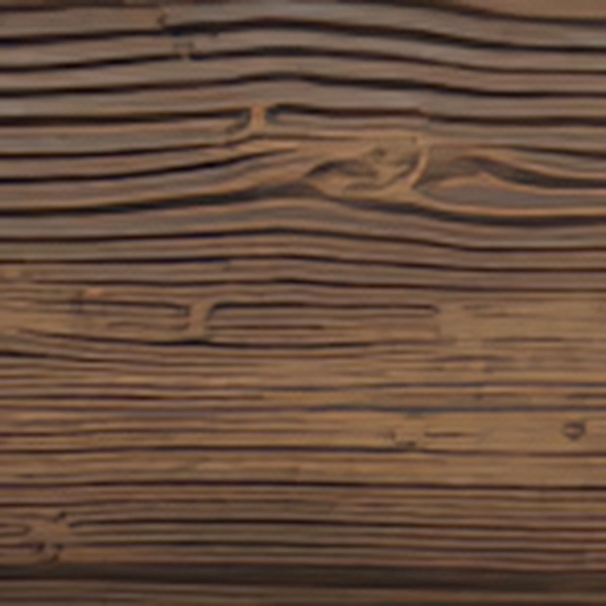 Ekena Millwork 4"W x 12"H x 14'L 3-Sided (U-beam) Sandblasted Endurathane Faux Wood Ceiling Beam, Premium Aged