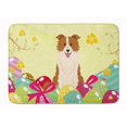 thumbnail image 1 of Carolines Treasures BB6119RUG Easter Eggs Border Collie Red White Machine Washable Memory Foam Mat, 1 of 4