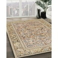 thumbnail image 3 of Ahgly Company Machine Washable Indoor Rectangle Traditional Brown Area Rugs, 5' x 7', 3 of 7