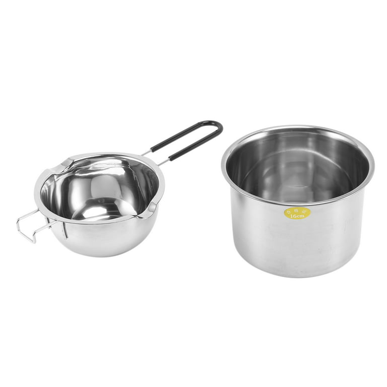 1000ML/1QT Double Boiler Chocolate Melting Pot with 2.3 QT 304 Stainless  Steel Pot, Chocolate Melting Pot with Silicone Spatula for Melting  Chocolate