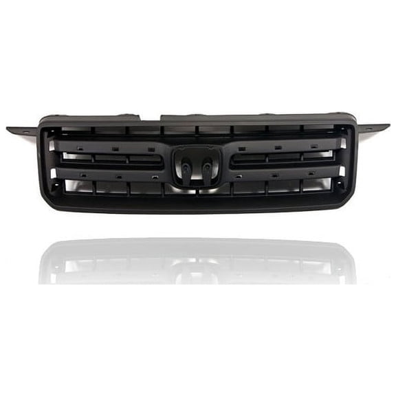Grille - Compatible/Replacement for '06-08 Honda Pilot - Dark Gray, With Emblem Provision - 75101S9VA02ZL
