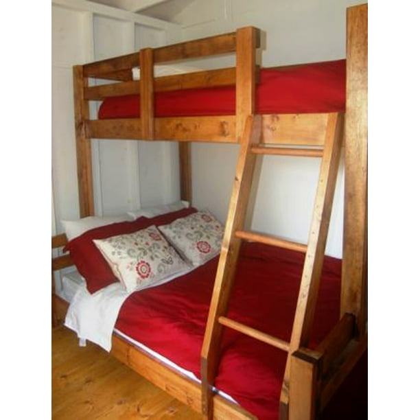 Woodpatternexpert Bunk Bed Plan Build, Bunk Bed Plans Queen Over
