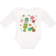thumbnail image 3 of Inktastic Holiday Nutcracker and Candy for Christmas Boys or Girls Long Sleeve Baby Bodysuit, 3 of 5