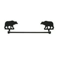 thumbnail image 2 of Village Wrought Iron Bear  Bath Accessories  - Towel Bar Small, 2 of 2