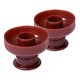 thumbnail image 5 of unbranded 2Ud Para Donas Redondo De Plástico Resistente Para Hornear En Casa Color Marrón Claro, 5 of 8