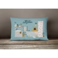 thumbnail image 4 of Carolines Treasures CK7544PW1216 Red English Bulldog in Bathtub  Canvas Fabric Decorative Pillow 12H x16W multicolor, 4 of 4