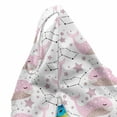 thumbnail image 5 of Whale Lounger Chair Bag, Nautical Animal Constellation Stars Sky Underwater Ocean Cartoon, High Capacity Storage with Handle Container, Lounger Size, Pale Pink White, by Ambesonne, 5 of 5