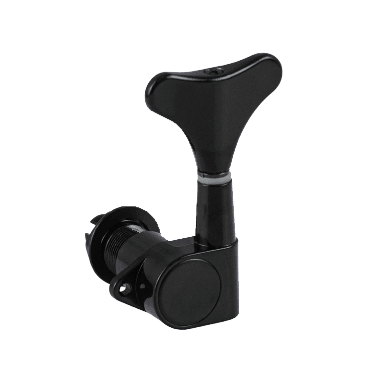 LOOKSEVEN 1/4/5 PCS Electric Bass Guitar Tuning Pegs Machine Heads - Black, Left/Right Available-2L3R