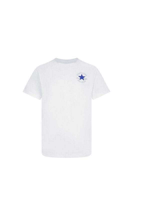 Big Boys Logo Graphic Jersey Knit Crewneck T-shirt - White
