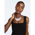 thumbnail image 3 of Scoop Women’s Beaded Shell Statement Necklace, 3 of 4