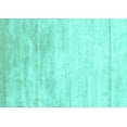 thumbnail image 1 of Ahgly Company Machine Washable Indoor Rectangle Abstract Turquoise Blue Contemporary Area Rugs, 8' x 10', 1 of 4