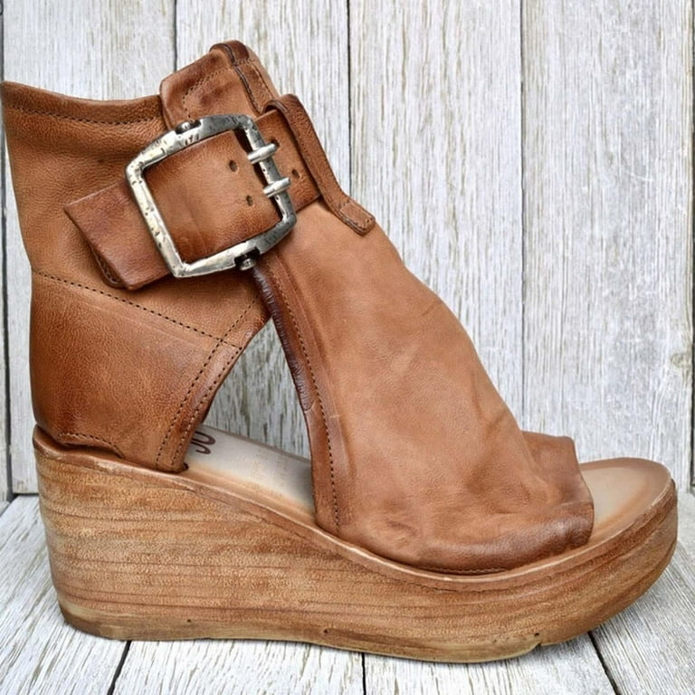 Wedge 2025 bootie sandals