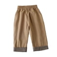 thumbnail image 3 of TinyBloomm Toddler Boys Girls Striped Sport Trousers Kids Casual Pants, Size 12-18 Months, 3 of 5
