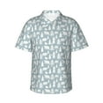 thumbnail image 1 of Fotbe Polar Bears And Snowy Winter Camisa Hawaiana para Hombre Unisex – Camisa Casual de Verano con Botones de Manga Corta de Algodón y Lino,X-Large, 1 of 7