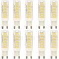 thumbnail image 1 of suitable for 10x G9 Led Bulb 7w Bulb Lamp 76 Smd 2835leds High Brightness 700lm Led Bulb Warm White 3000k Replaces 70w Halogen Bulbs Ac220-240v [energ, 1 of 5