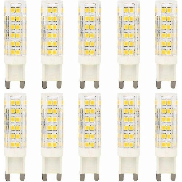 suitable for 10x G9 Led Bulb 7w Bulb Lamp 76 Smd 2835leds High Brightness 700lm Led Bulb Warm White 3000k Replaces 70w Halogen Bulbs Ac220-240v [energ