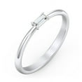 thumbnail image 3 of East-West Stackable Baguette Ring in Sterling Silver, 3 of 3
