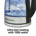 thumbnail image 4 of Hamilton Beach Temperature-Control 1.7L Electric Glass Kettle with Auto Shutoff and Ultra-Fast Heating, Tea & Water Kettle, 4 of 9