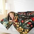 thumbnail image 4 of jejeloiu Colorful Fungus Bedding Comforter Set,Red Brown Mushroom Twin Comforter Sets,Rustic Flower Floral Bedding Set For Girls,Breathable Home Decor Reversible,2 Pieces, 4 of 8