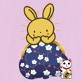 thumbnail image 3 of CafePress - Japanese Style Rabbit With Purse T Shirt - Women's Nightshirt, 3 of 4
